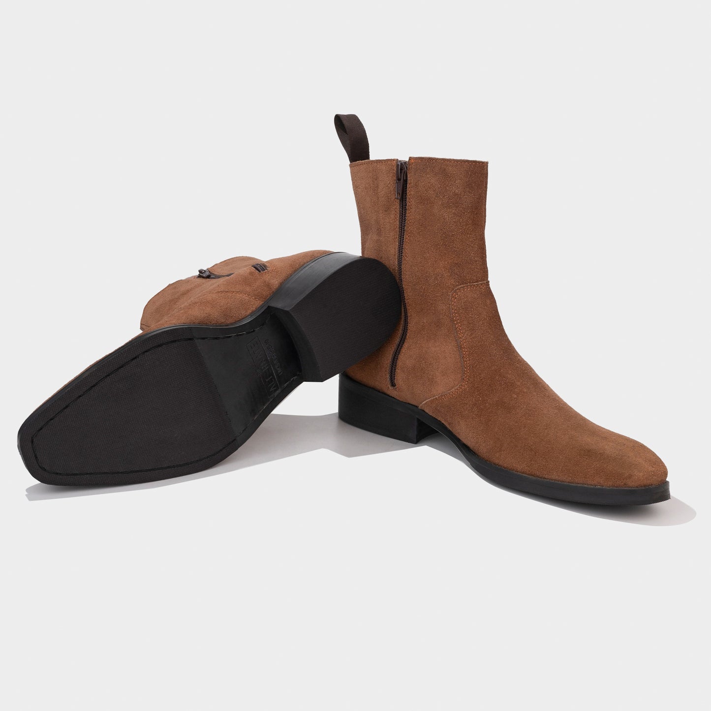 DESERT SUEDE ANKLE BOOTS-TAN
