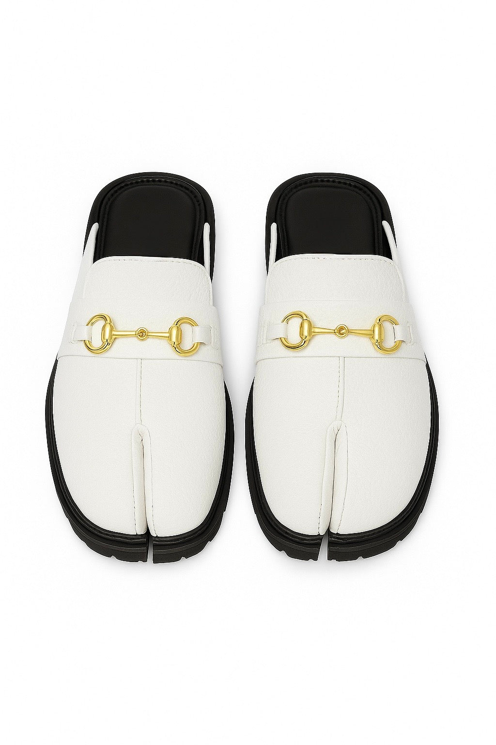 TABI TOE MULES-WHITE