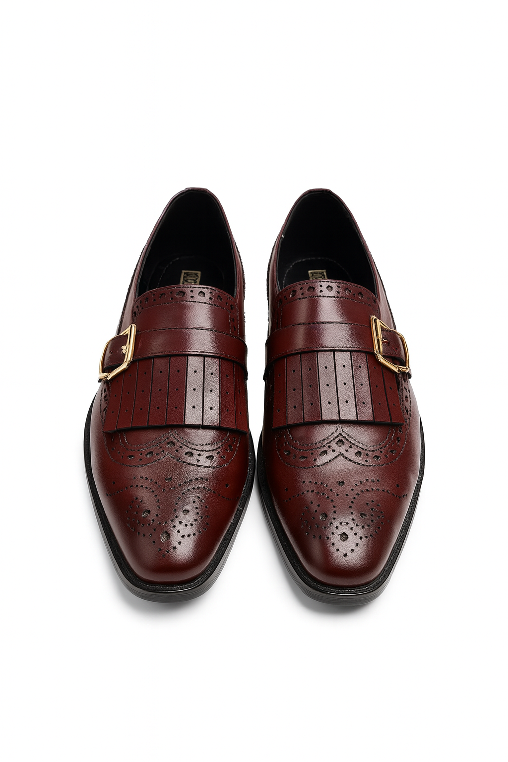 WINE SLIP-ONS WITH FRINGE