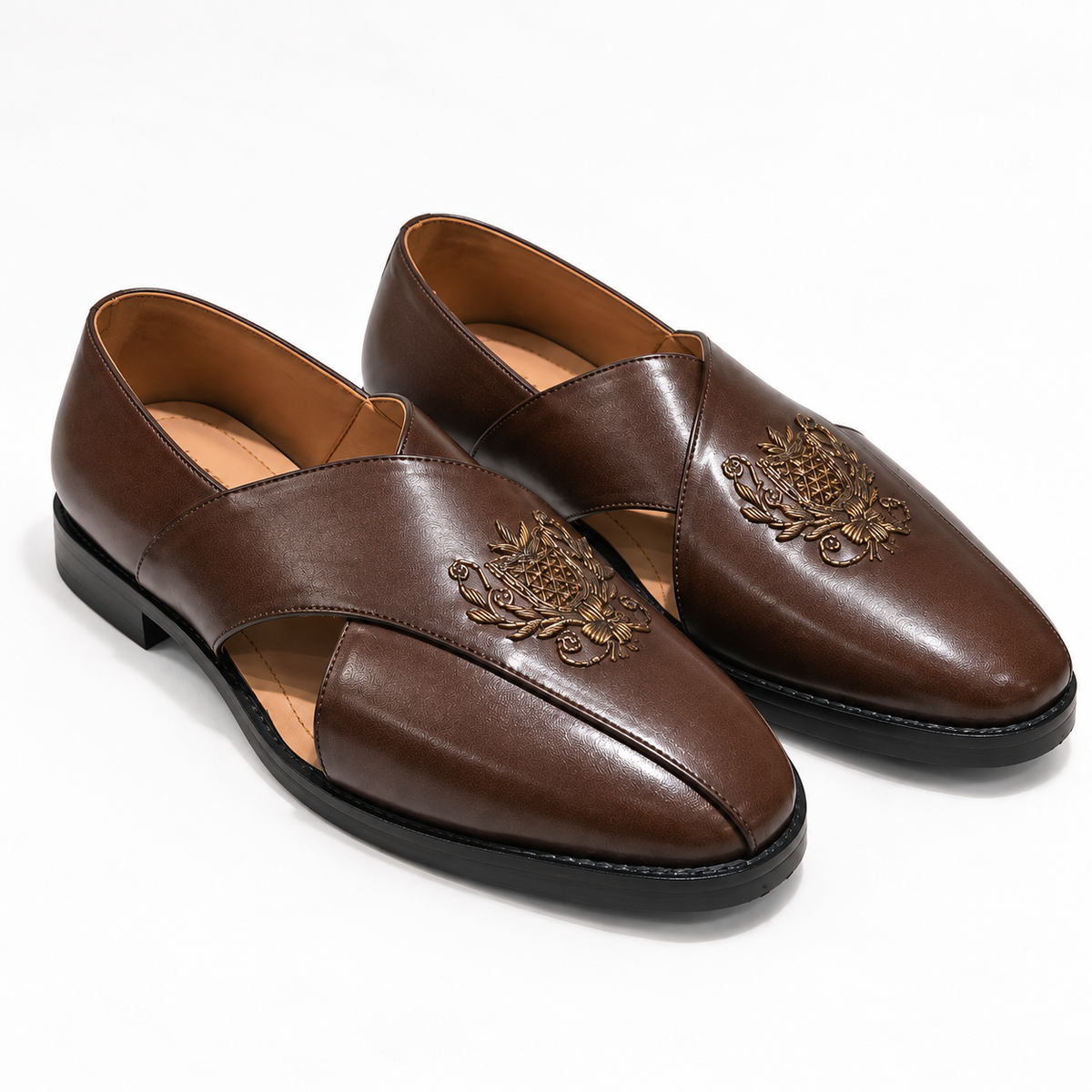 PESHAWRI SANDAL WITH MOTIF