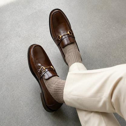 Horsebit Loafer - BROWN