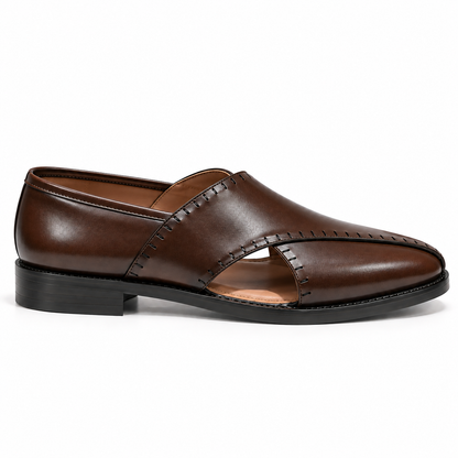 PESHAWARI SANDAL WITH LASER DEATILS
