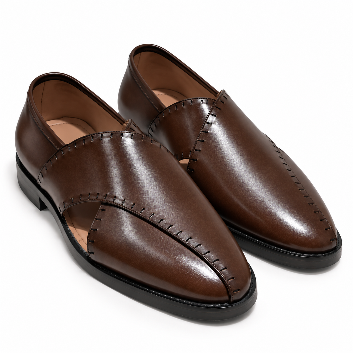 PESHAWARI SANDAL WITH LASER DEATILS