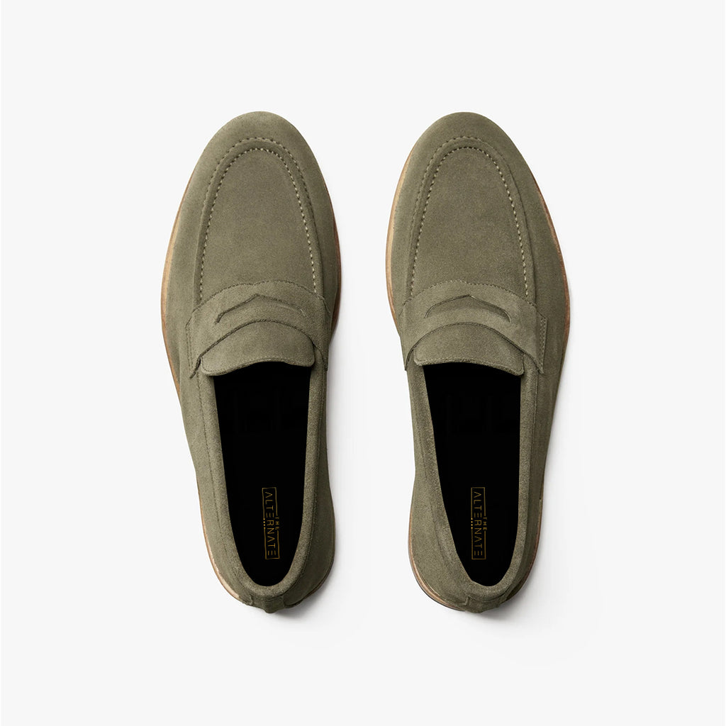 Suede loafers - Green