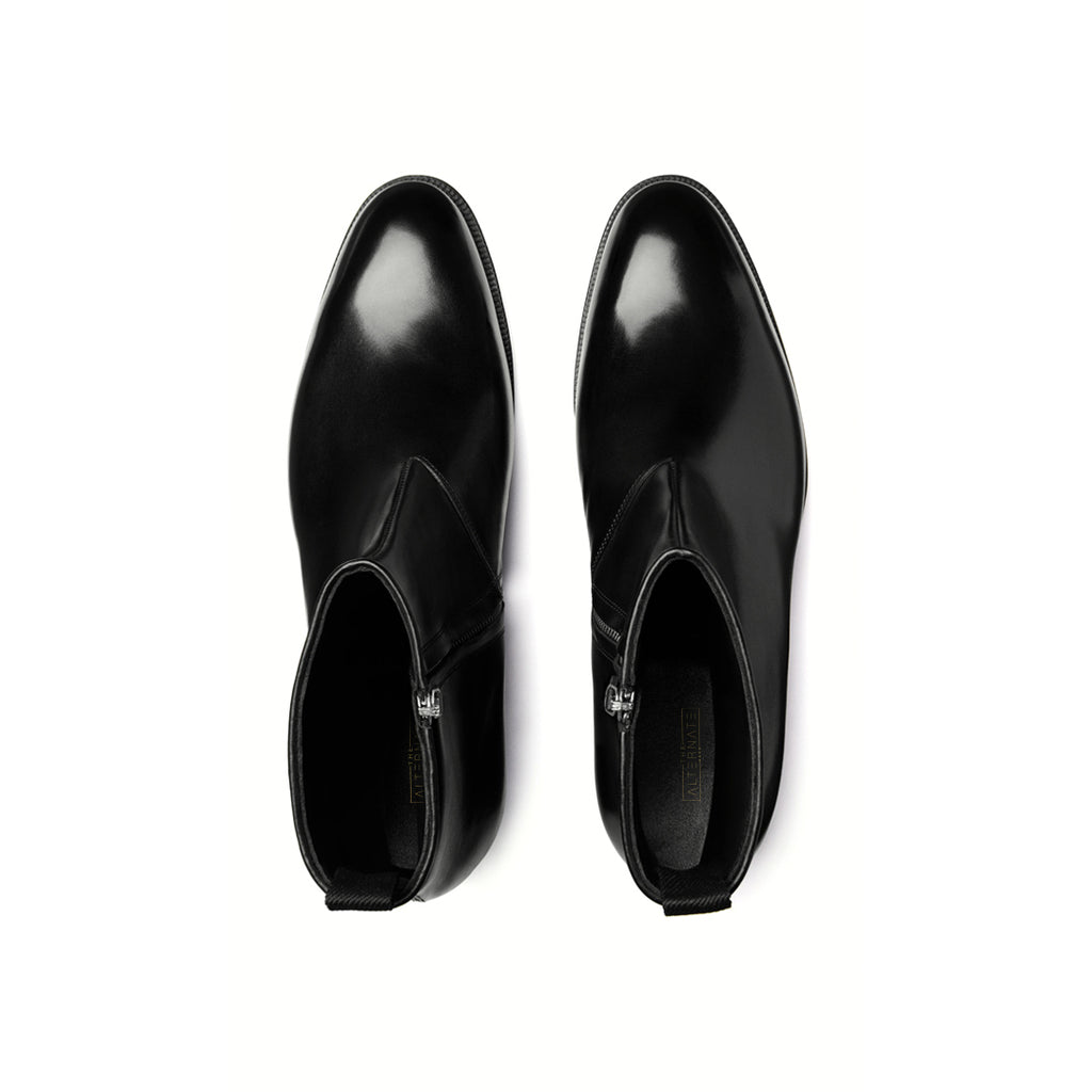 Ankle boots with zip detail Black The Alternate