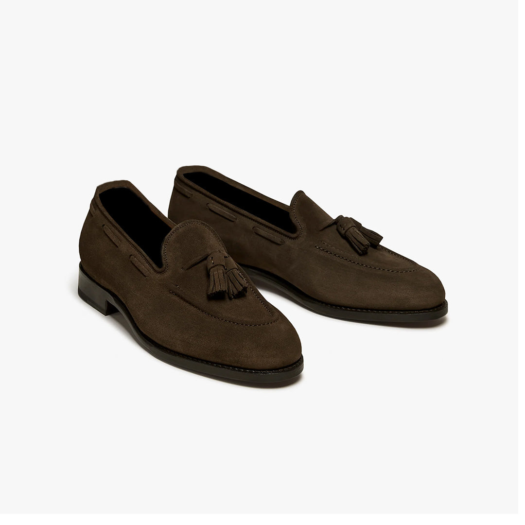 The Lenora Suede Tassel Loafer