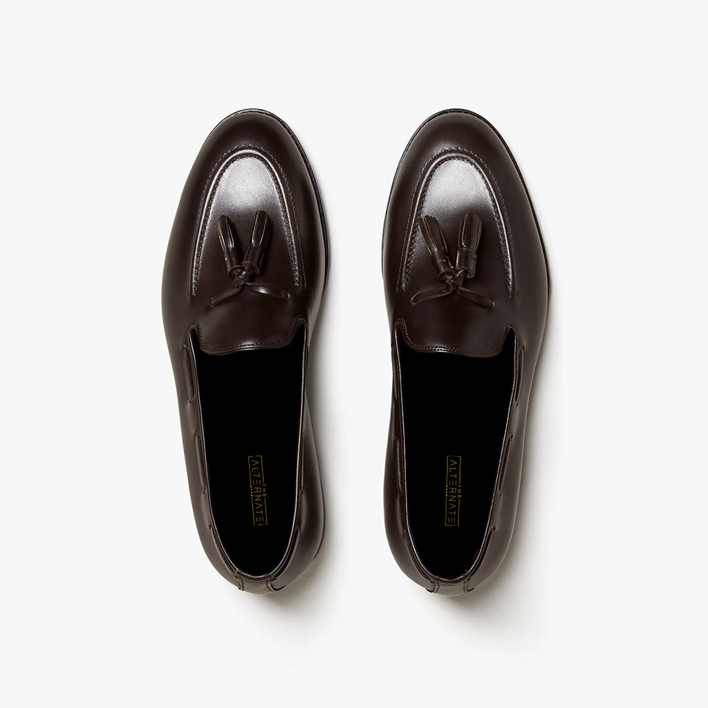 Tassel loafers - brown