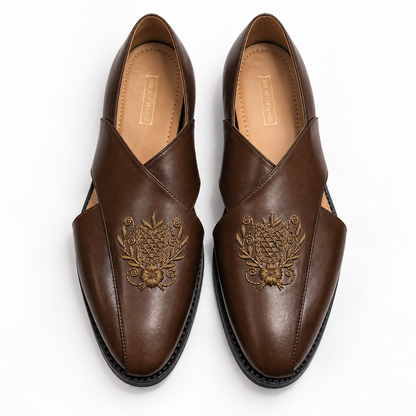 PESHAWRI SANDAL WITH MOTIF