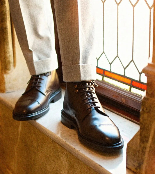 THE ALTERNATE CHOCOLATE  BROWN LACE BOOT