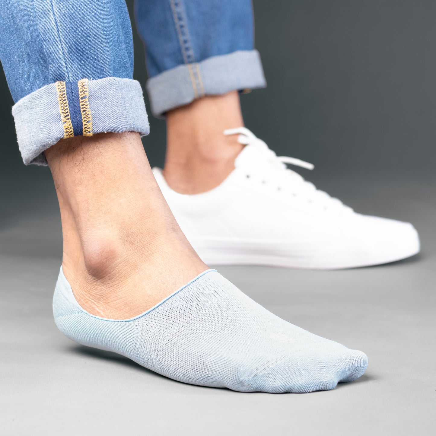 Heather Grey No Show