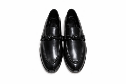 KNOT SLIP-ONS-BLACK