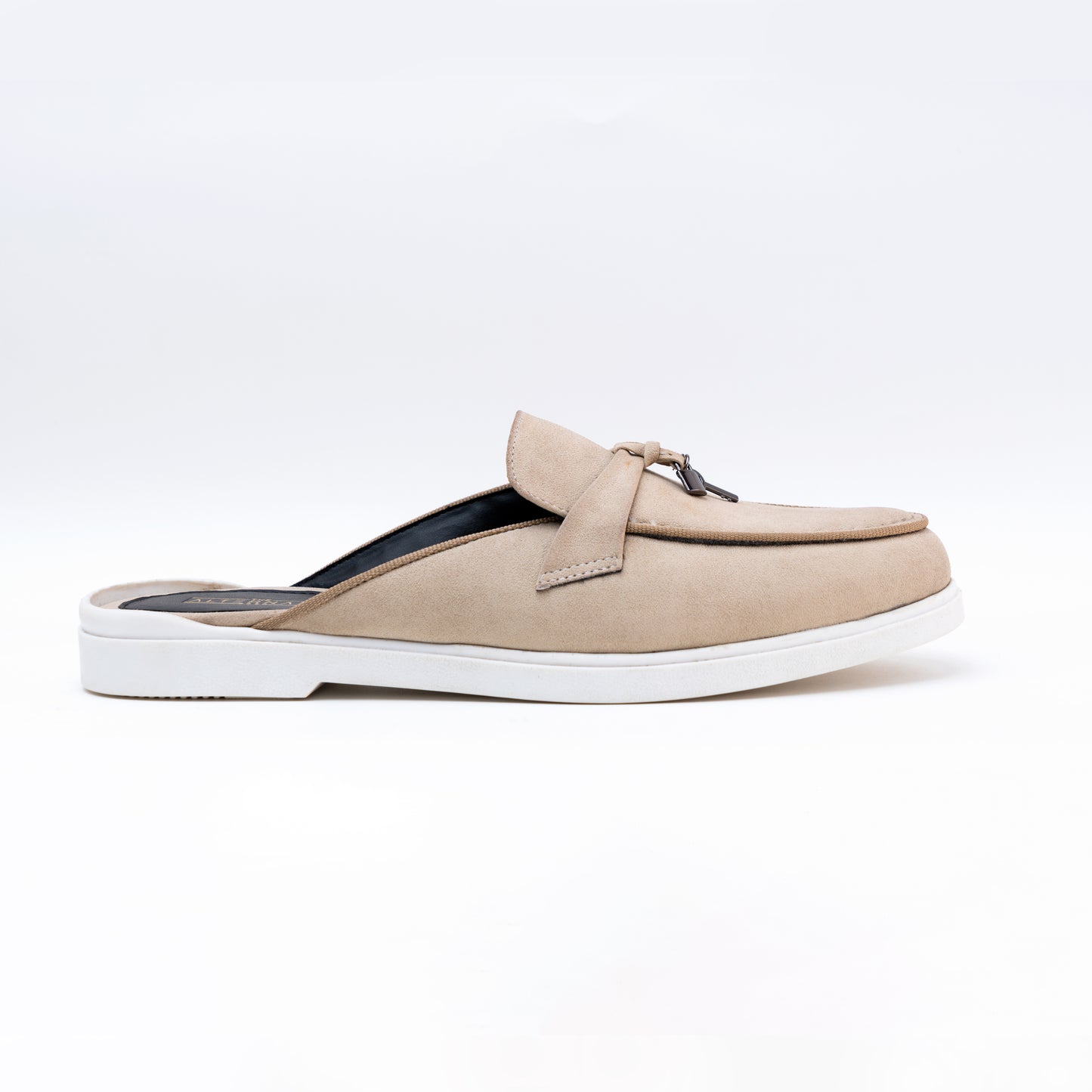 SUEDE MULE - BEIGE