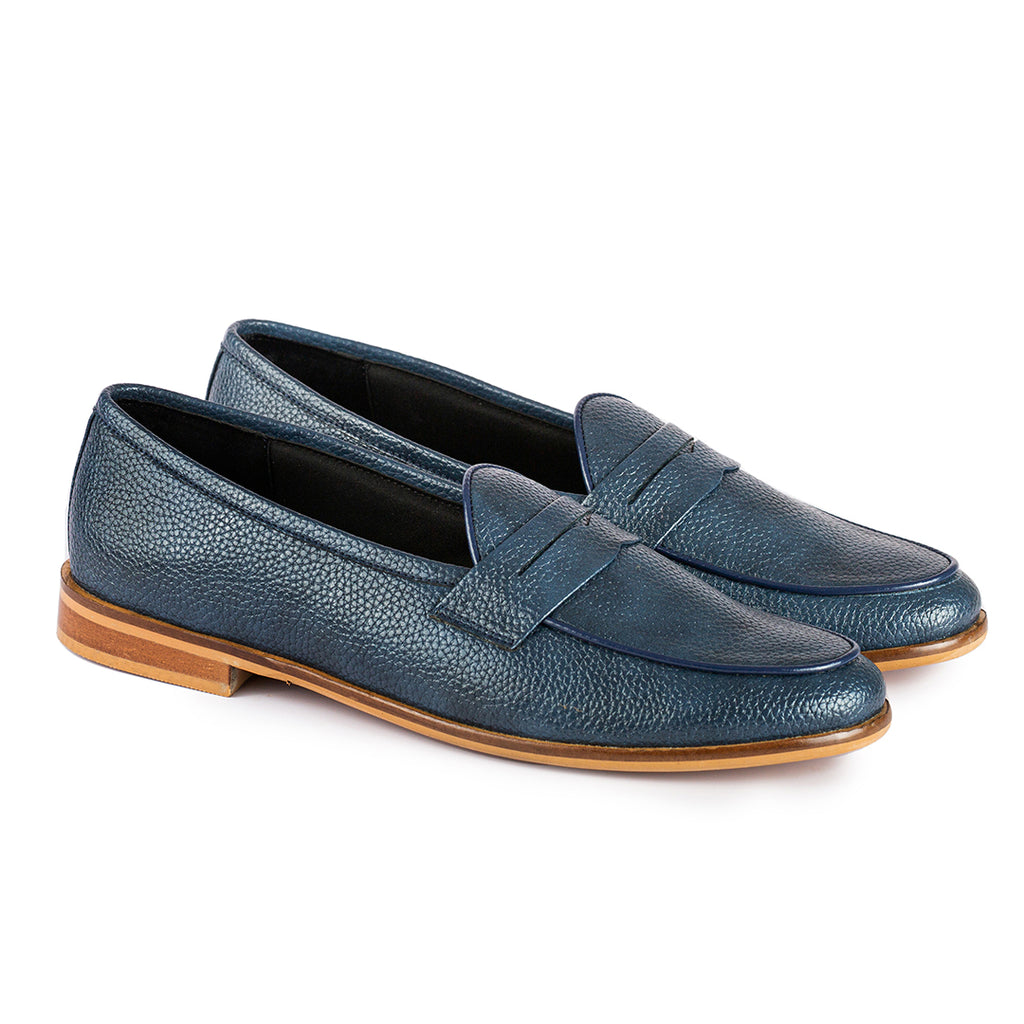 PENNY LOAFERS- NAVY BLUE