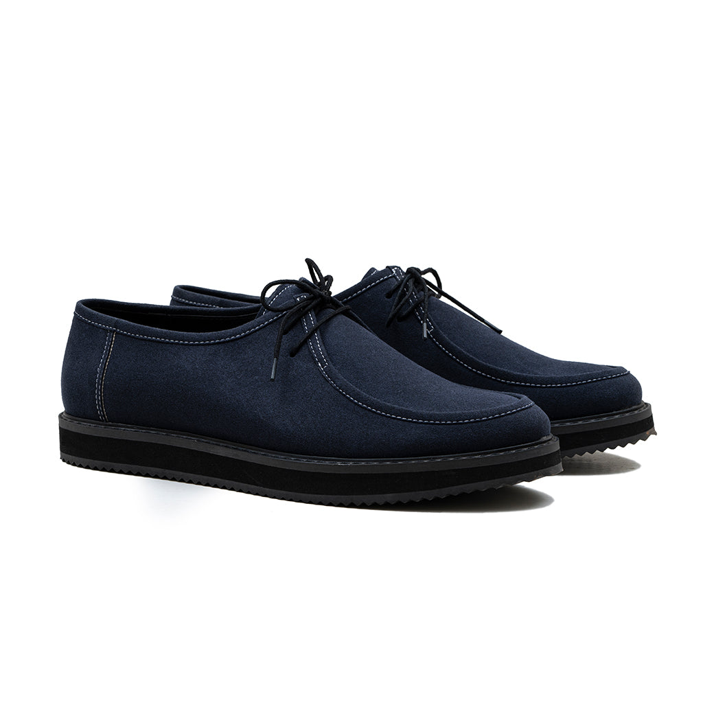 DERBY SHOES-BLUE