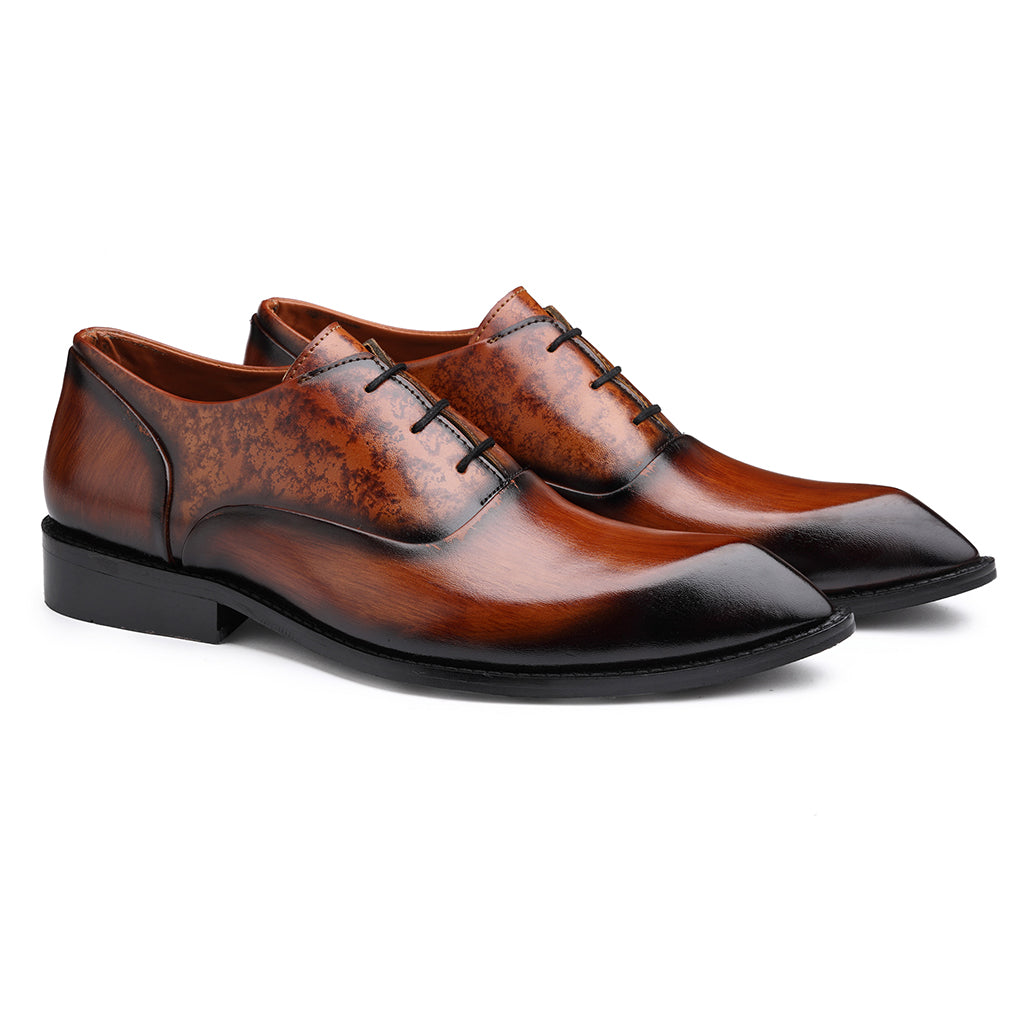 PATINA LACE-UPS WITH POINTED TOE - HEIGHT ELEVATION