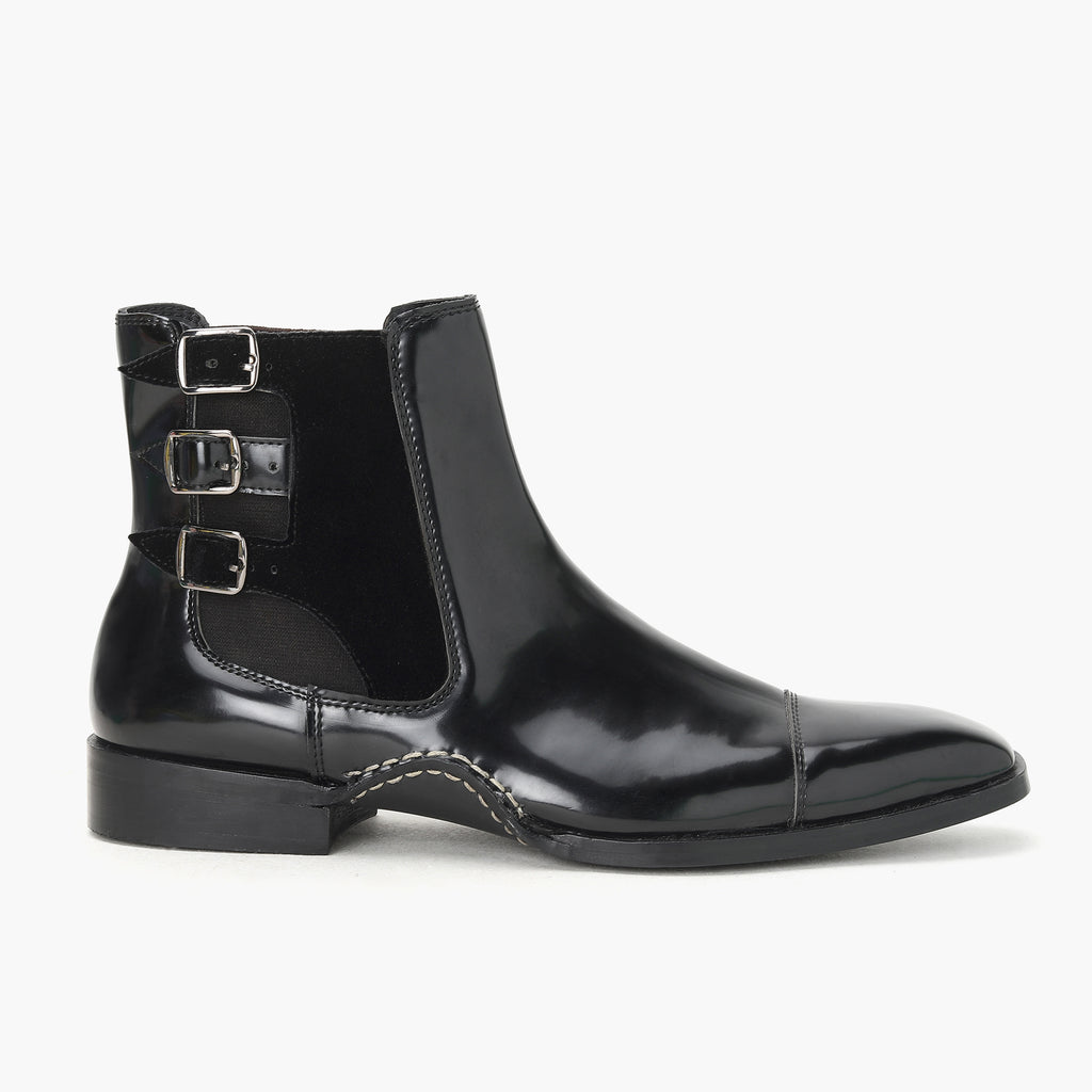 MONK STRAP BOOTS - HEIGHT ELEVATION