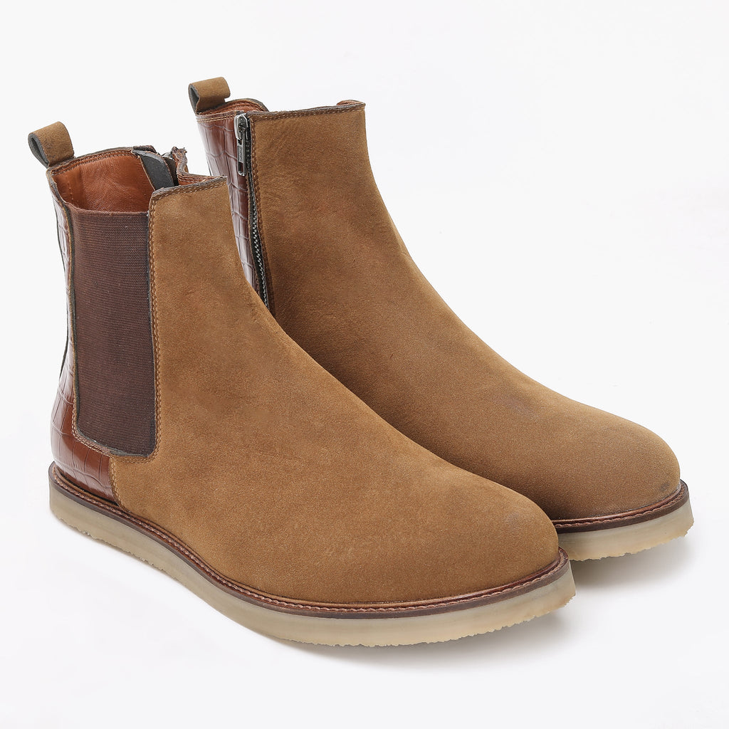CHELSEA CROCO BOOTS - HEIGHT ELEVATION – The Alternate
