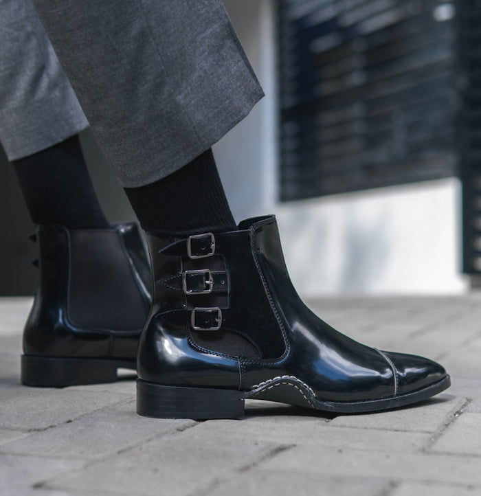 MONK STRAP BOOTS