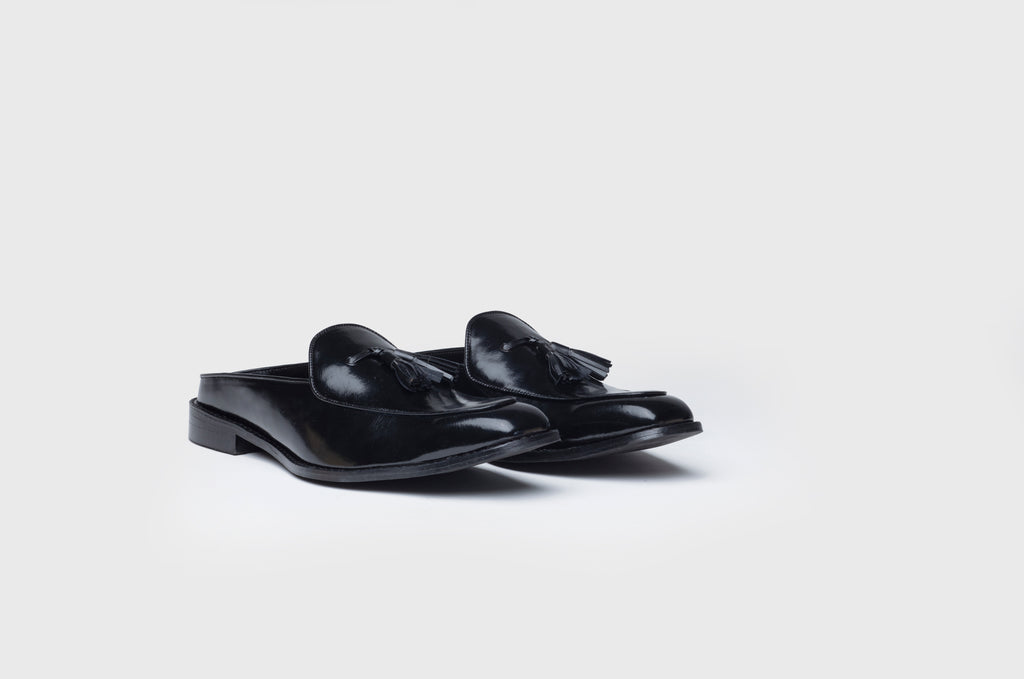 MONOCHROME MULES-BLACK