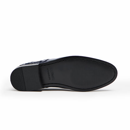 HAND WOVEN SLIP-ONS-BLUE