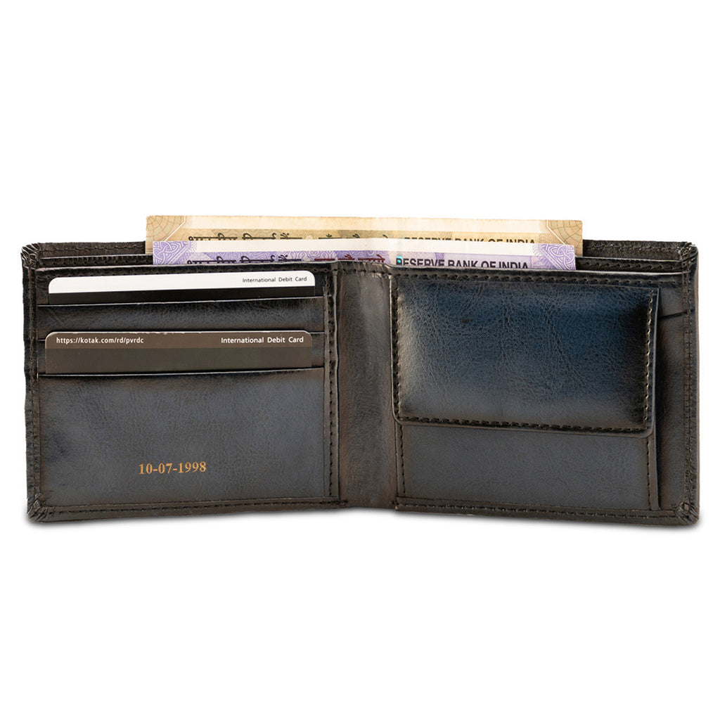 CUSTOMISED WALLET WITH EMBOSSING